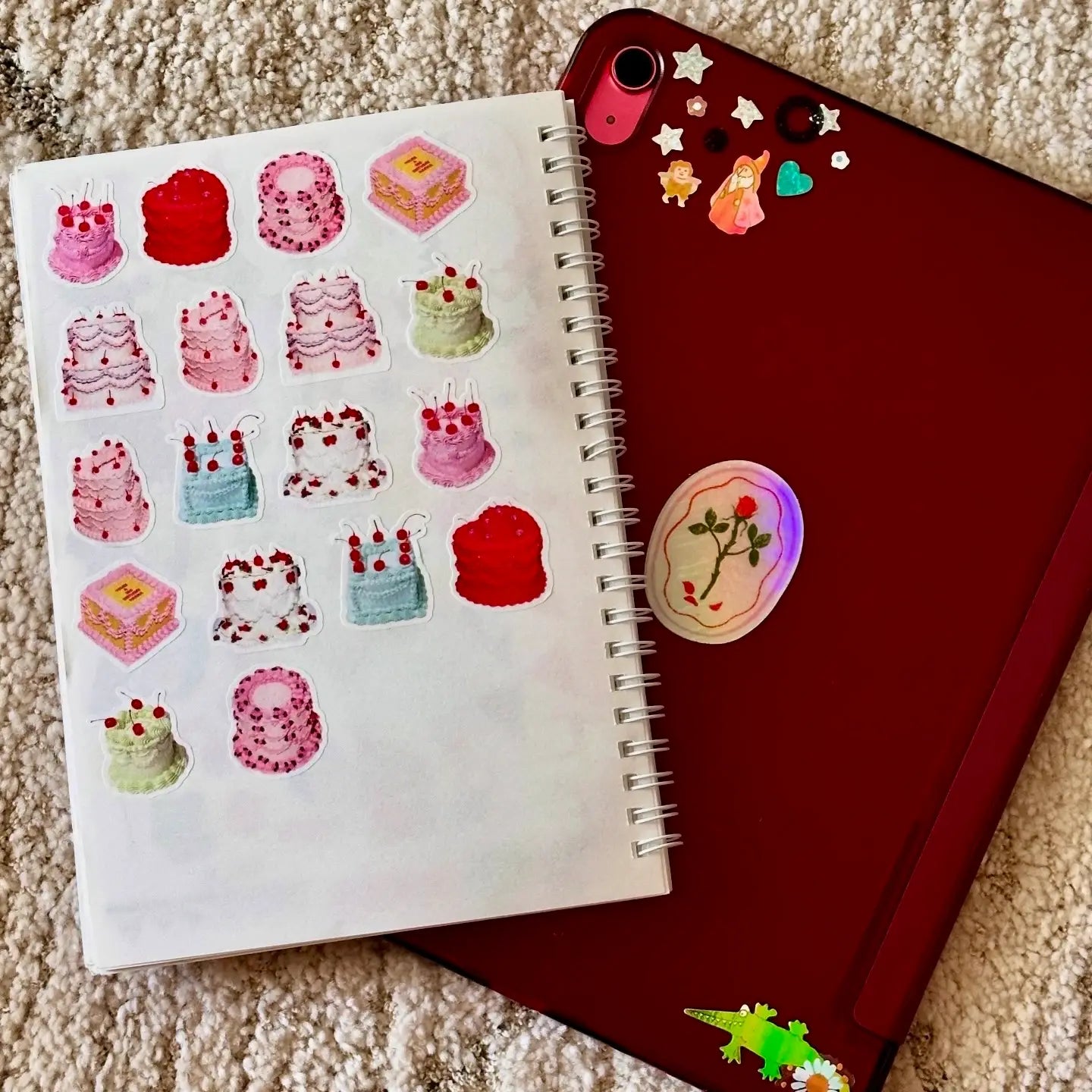 Cakes Washi Flake Stickers