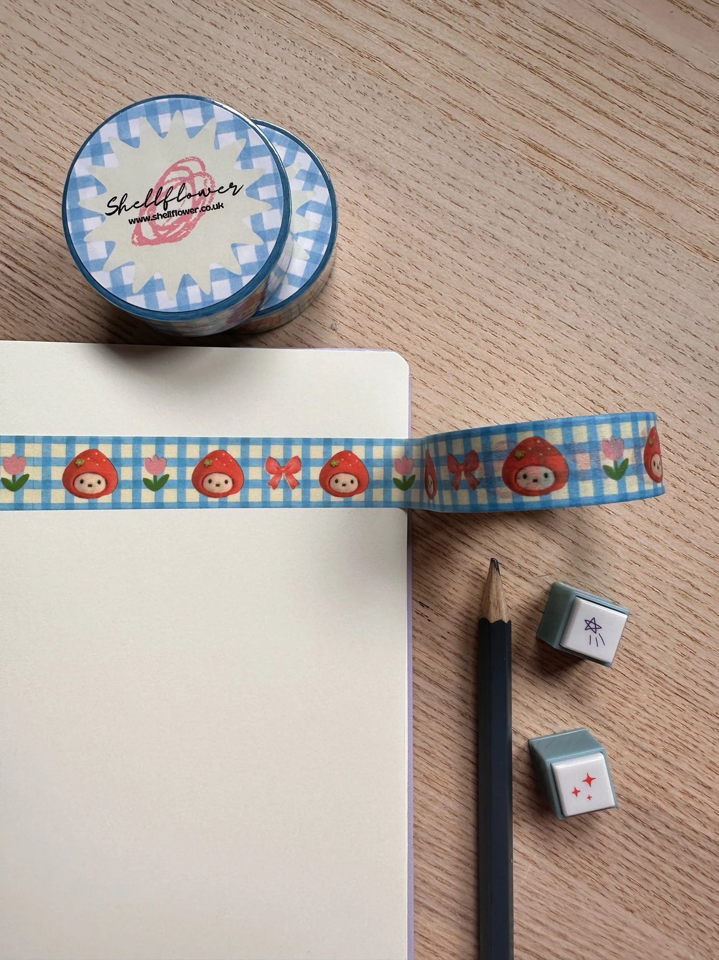 Strawberry Bunny Washi Tape