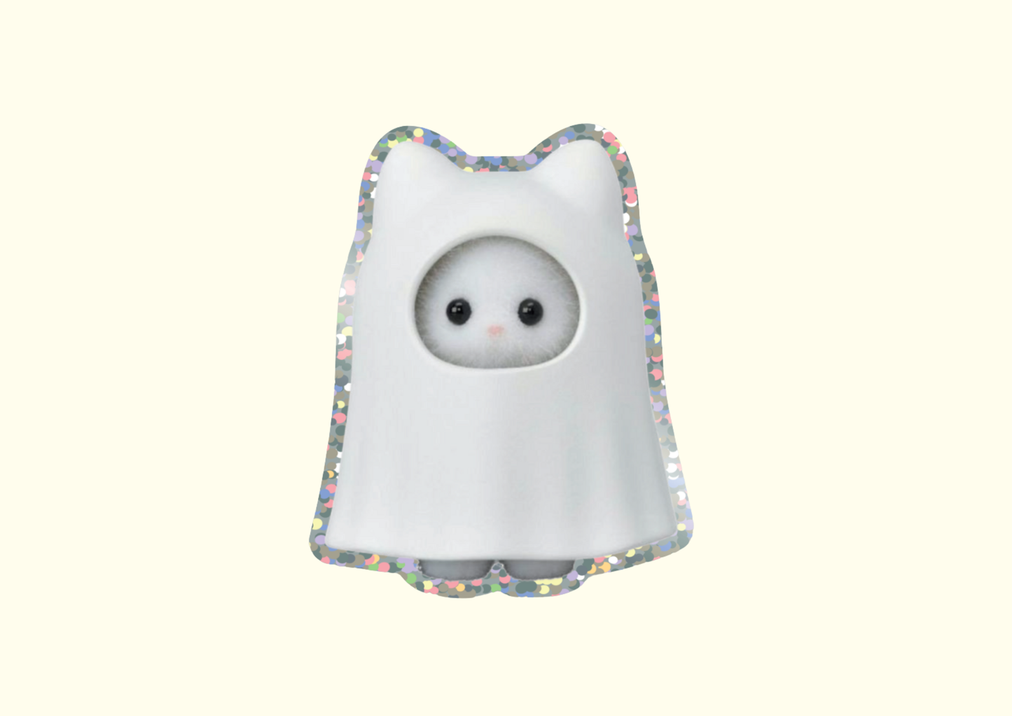 Ghost Glitter Sticker