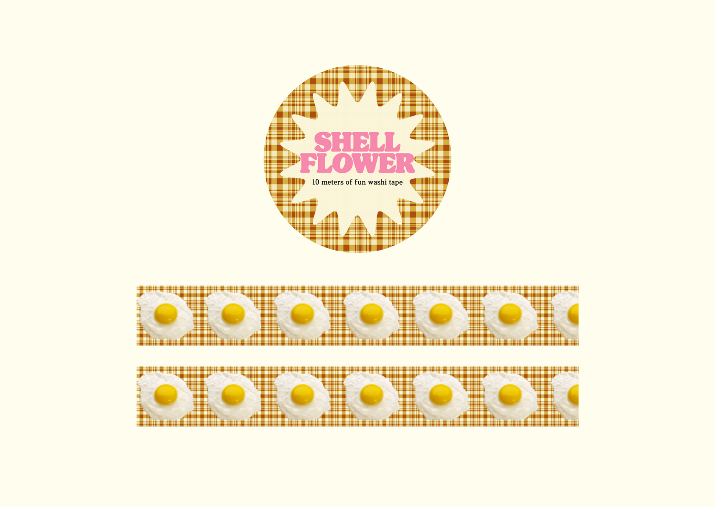 Fried Egg Washi Tape