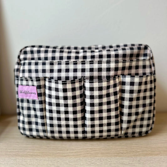 Gingham Journal Pouch