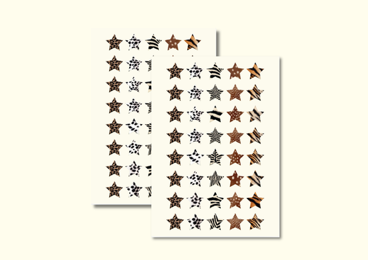 PRE-ORDER Animal Stars Sticker Sheets