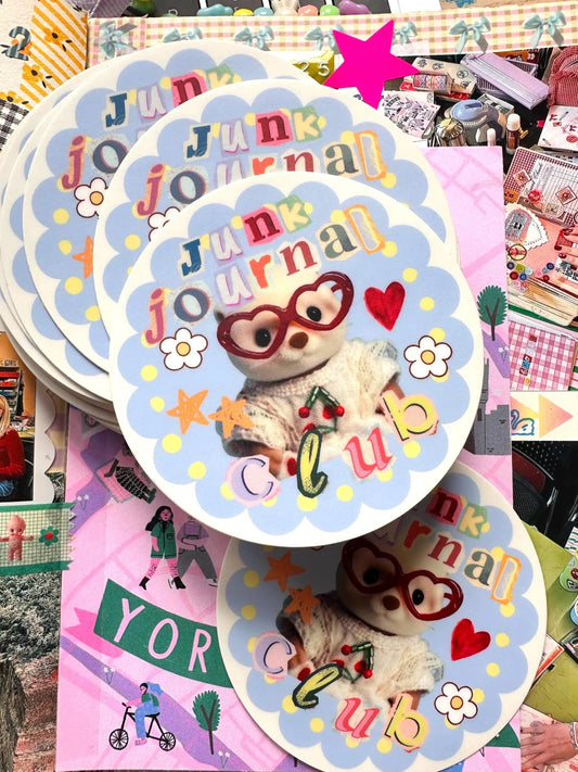 Junk Journal Club Sticker