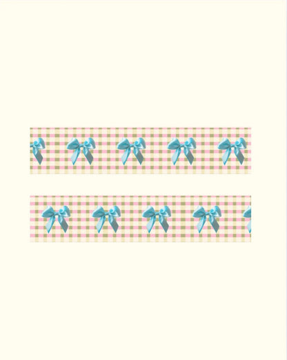 Gingham Bow Washi Tape