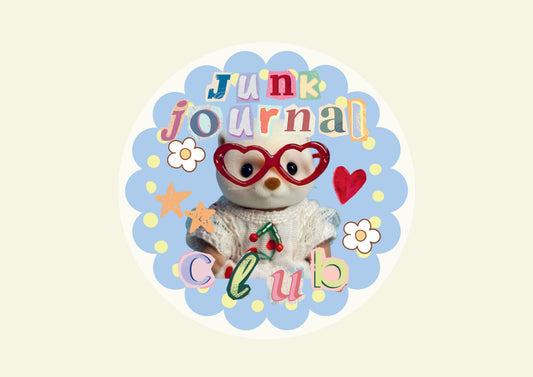 Junk Journal Club Sticker
