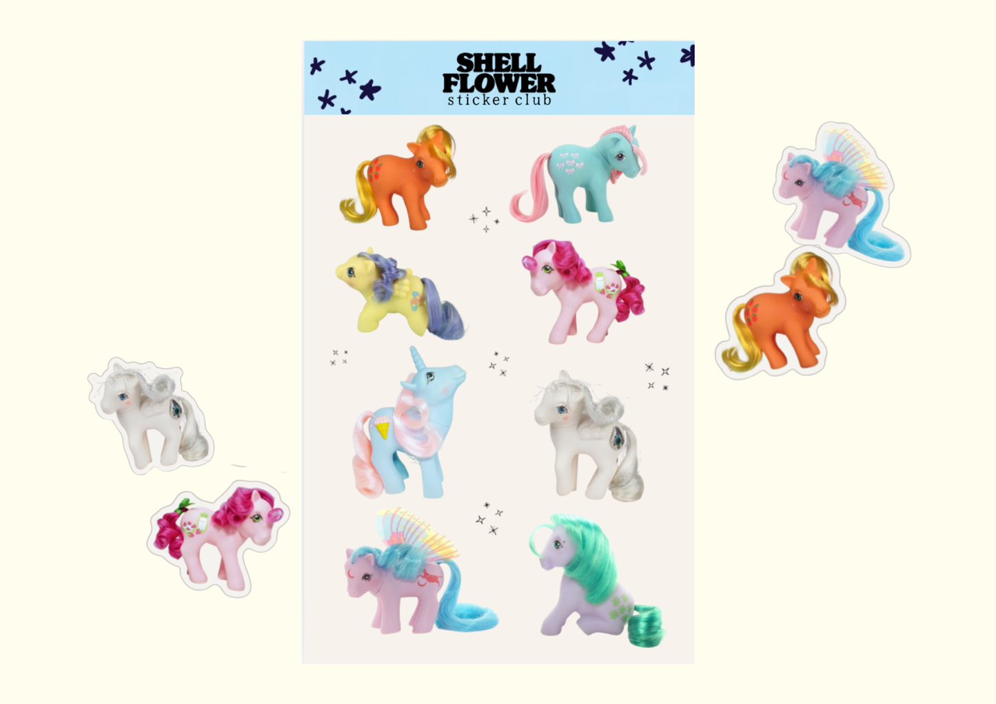 My Little Pony Sticker Sheet