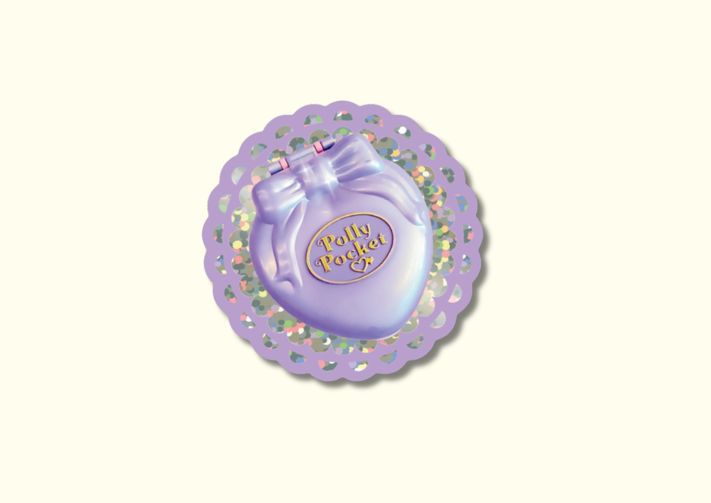 Play Case Glitter Sticker