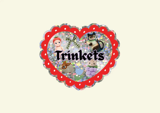 Trinkets Glitter Sticker